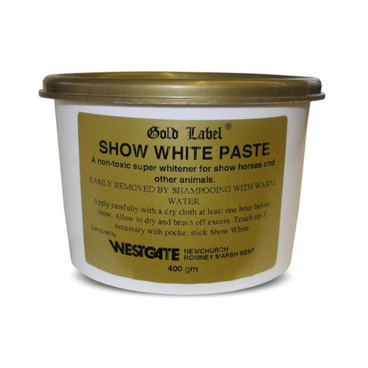 Gold Label Show White Paste - North East Pet Shop Gold Labels