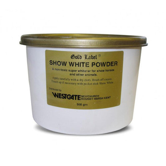 Gold Label Show White Powder - North East Pet Shop Gold Labels