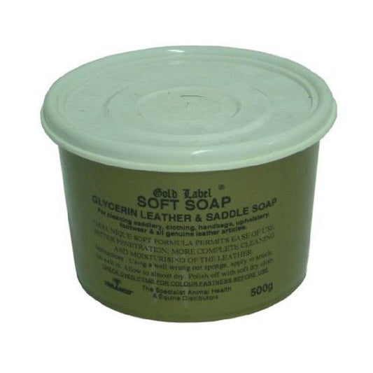 Gold Label Soft Saddle Soap - North East Pet Shop Gold Labels