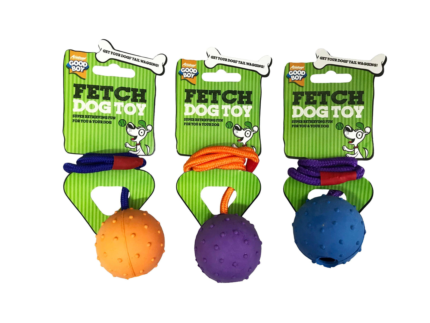 Good Boy Ball On A Rope x8 - North East Pet Shop Good Boy