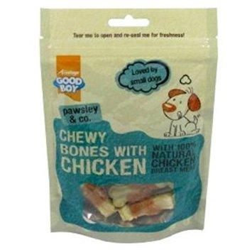 Good Boy Chewy Bones Chicken 80gx10 - North East Pet Shop Good Boy