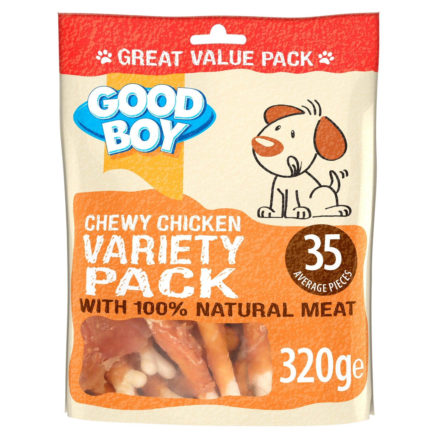 Good Boy Chewy Chicken Variety Pck3x320g - North East Pet Shop Good Boy