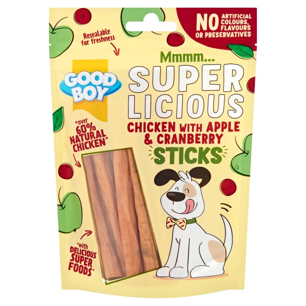 Good Boy Chick Appl&CBerry Sticks12x100g - North East Pet Shop Good Boy