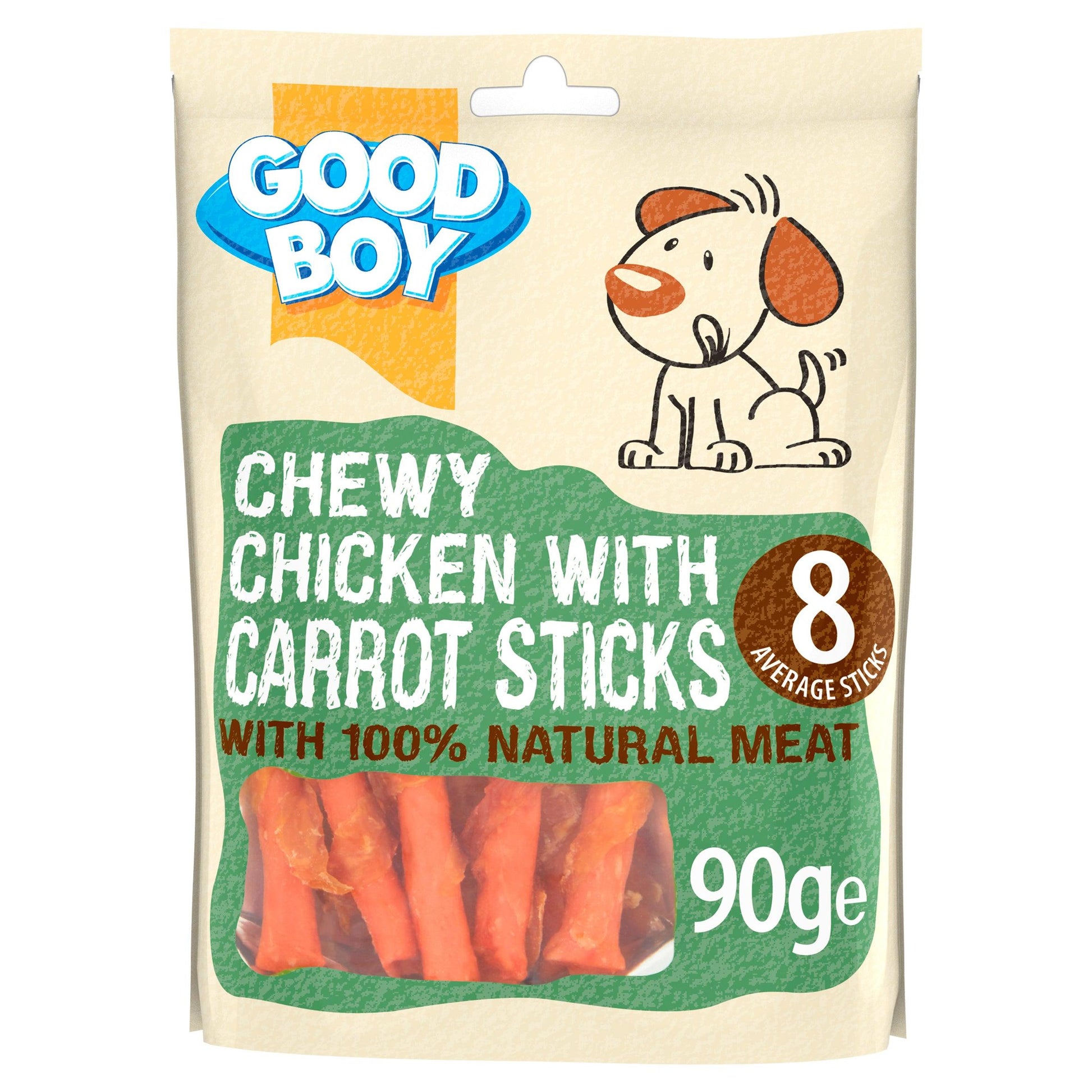 Good Boy Chicken & Carrot Sticks 10x90g - North East Pet Shop Good Boy