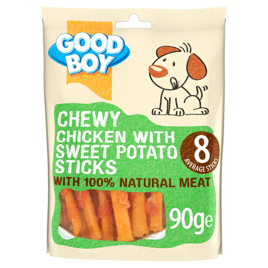 Good Boy Chicken & SweetPot Stick 10x90g - North East Pet Shop Good Boy