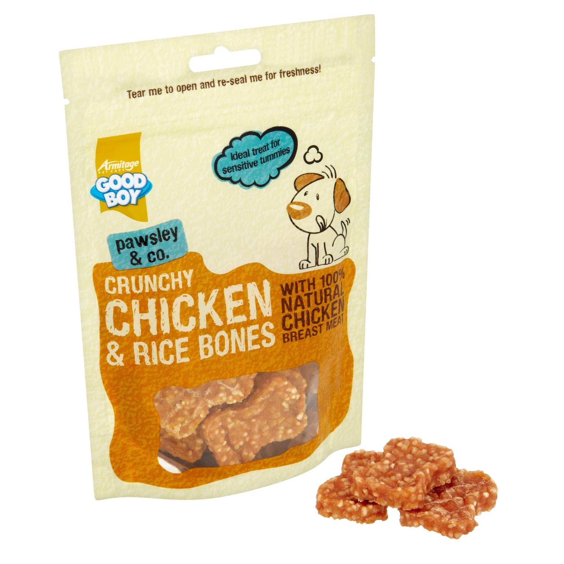 Good Boy Crunchy Chicken & R Bone 100gx8 - North East Pet Shop Good Boy