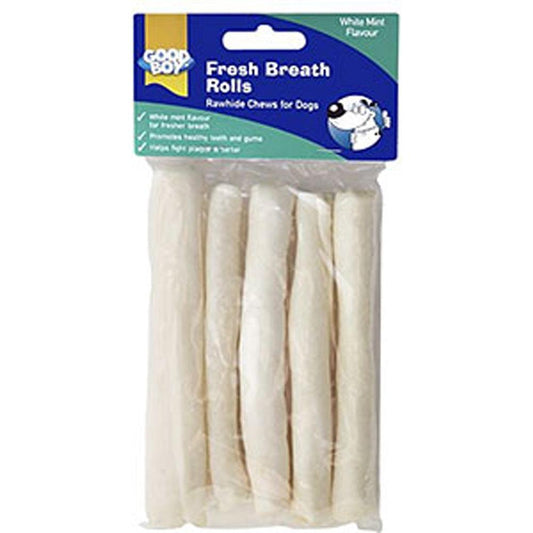 Good Boy Fresh Breath Rolls 6"x18 - North East Pet Shop Good Boy