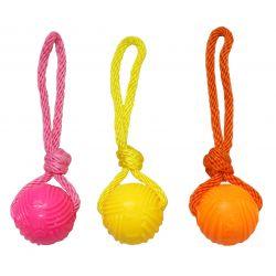 Good Boy Glow Ball On Rope - North East Pet Shop Good Boy