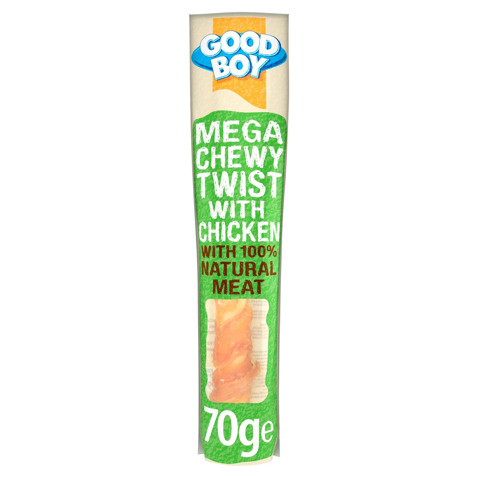 Good Boy Mega Chewy Twist Chicken 18x70g - North East Pet Shop Good Boy