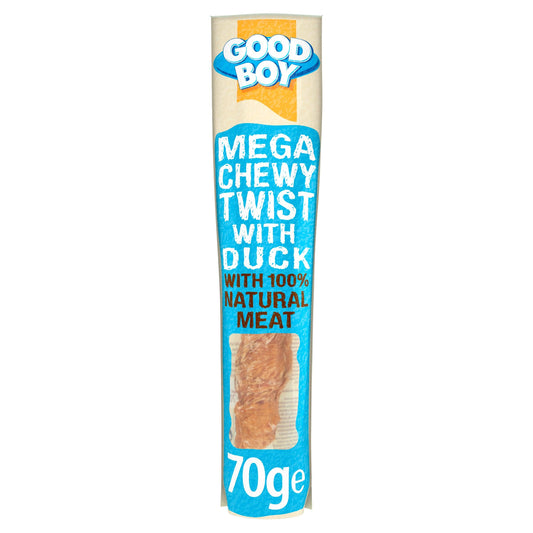 Good Boy Mega Chewy Twist Duck 18x70g - North East Pet Shop Good Boy