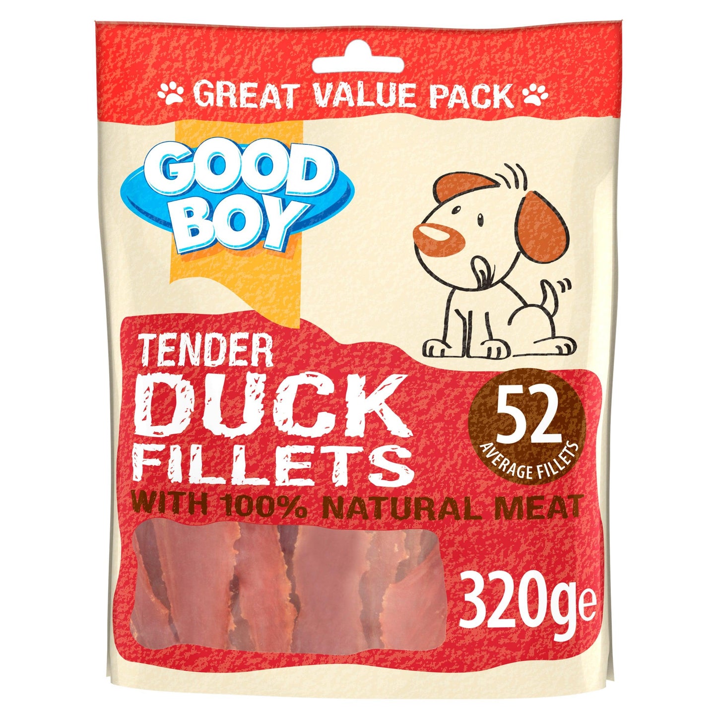 Good Boy Tender Duck Fillets 3x320g - North East Pet Shop Good Boy