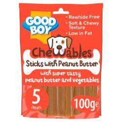 Good Boys Chewables Peanut Butter Sticks, 5pk - North East Pet Shop Good Boy