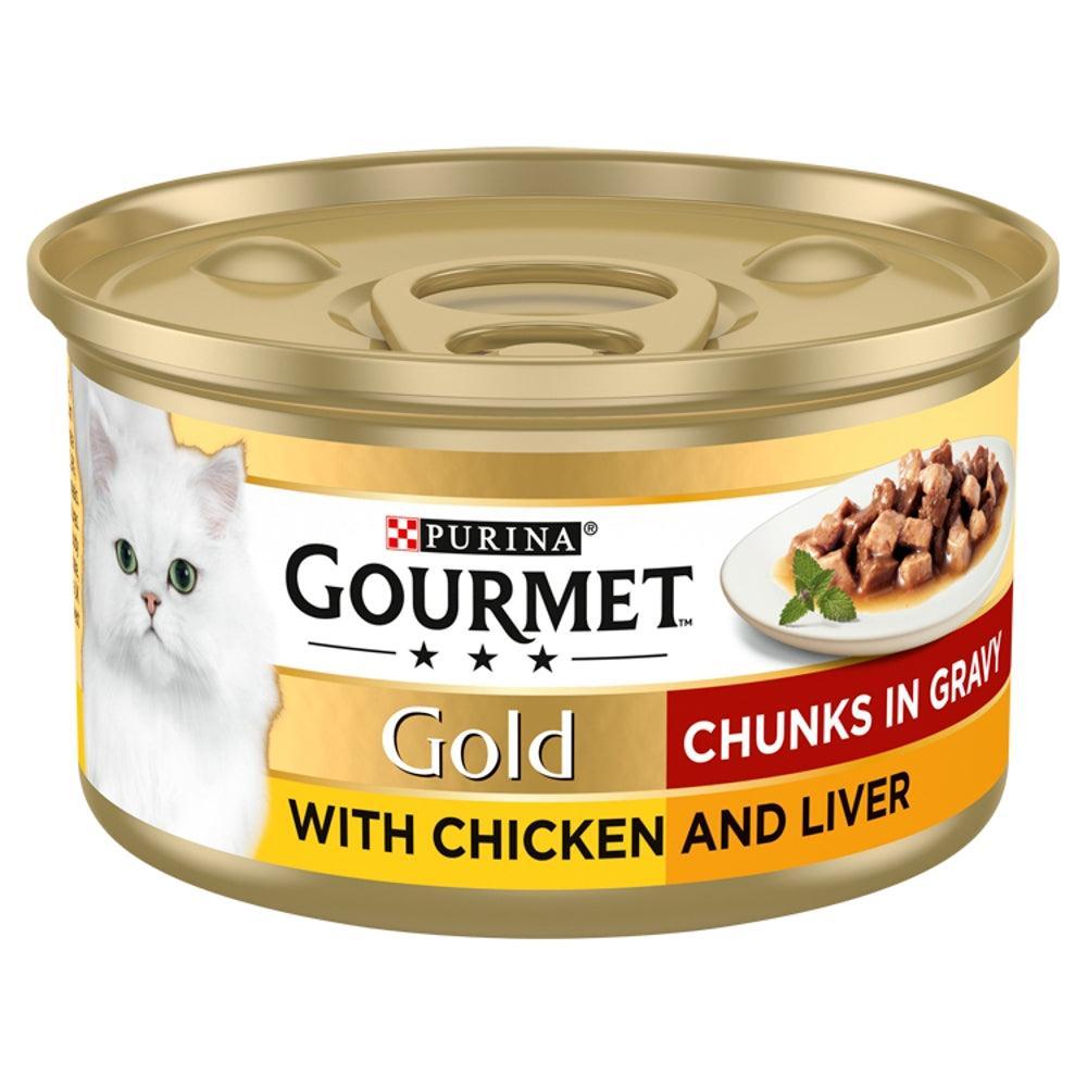 Gourmet Gold Chicken & Liver CIG 12x85g - North East Pet Shop Gourmet