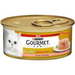 Gourmet Gold Melting Heart Salmon 12 x 85g - North East Pet Shop Gourmet