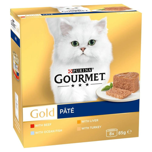 Gourmet Gold Pate Mix 8 x 85g - North East Pet Shop Gourmet