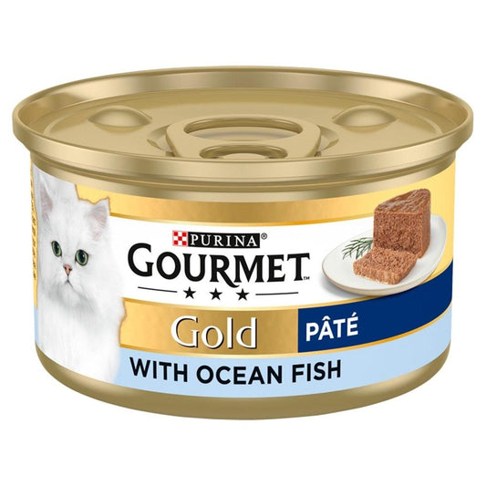 Gourmet Gold Pate Ocean Fish 12x85g - North East Pet Shop Gourmet