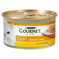 Gourmet Gold Savoury Cake with Chicken 12 x 85g - North East Pet Shop Gourmet