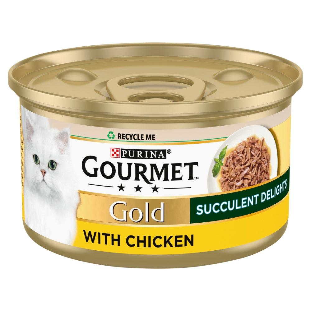 Gourmet Gold Succ Delight Chk 12x85g - North East Pet Shop Gourmet