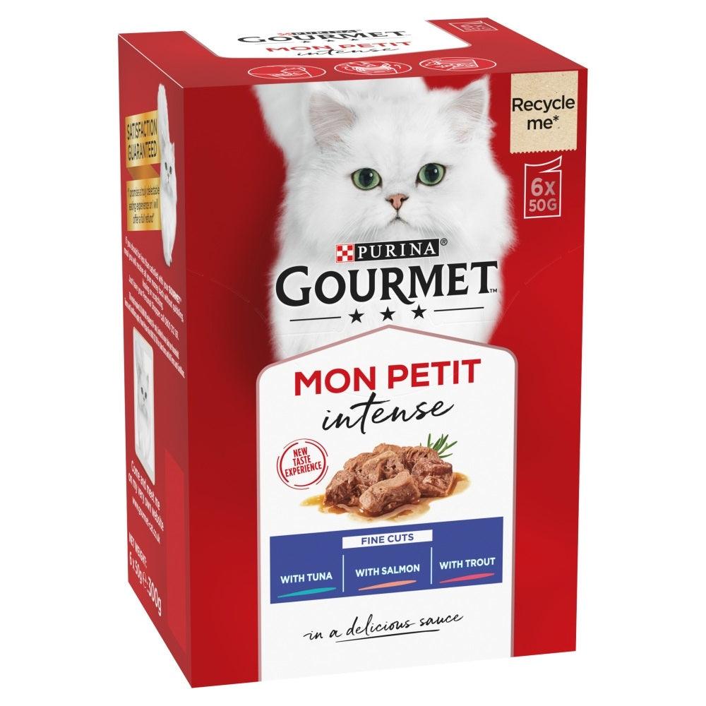 Gourmet Mon Petit TunaSalmTrout 8x6x50g - North East Pet Shop Gourmet