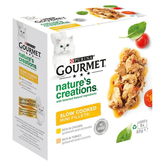 Gourmet Nat Creations Chk/Trk 6x8x85g - North East Pet Shop Gourmet