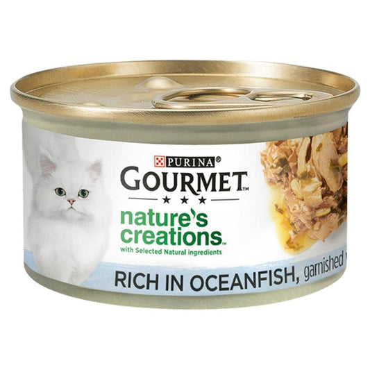 Gourmet Nat Creations Ocean Fish 12x85g - North East Pet Shop Gourmet