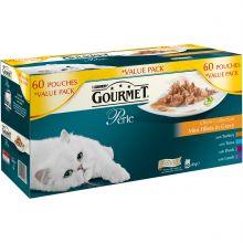 Gourmet Perle Mixed Variety 60 Pack, 85g - North East Pet Shop Gourmet