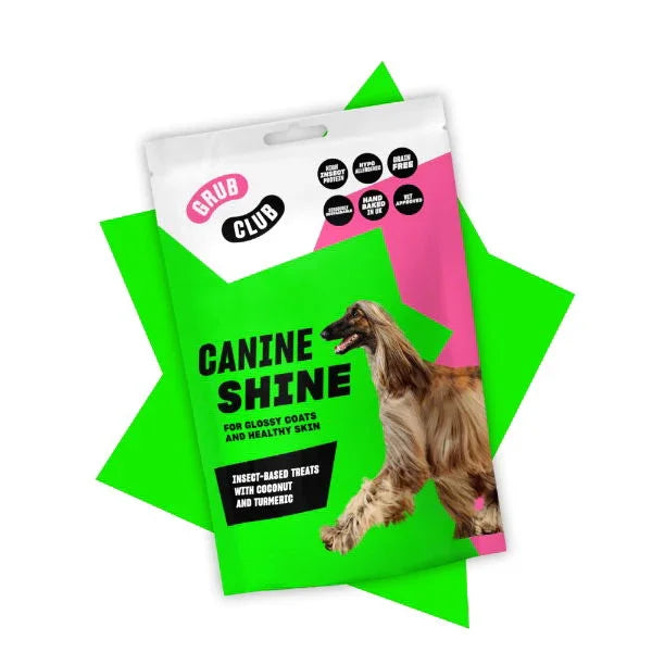 Grub Club Canine Shine Dog Treats 100g - North East Pet Shop Grub Club