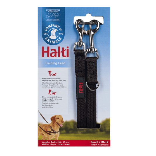 Halti Training Lead Black - North East Pet Shop Halti