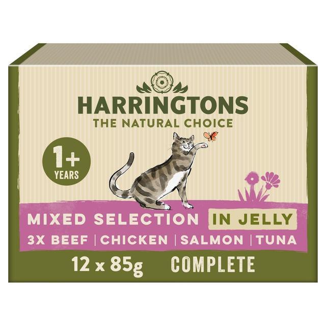 Harrington's Mixed in Jelly Wet Adult Cat Food Multipack 12 x 85g - North East Pet Shop Harringtons