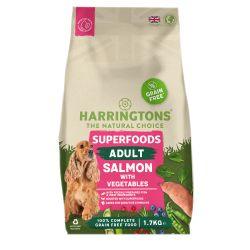 Harringtons Adult Dog Grain Free Superfoods Salmon with Vegetables, 1.7kg - North East Pet Shop Harringtons