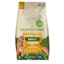 Harringtons Adult Dog Grain Free Superfoods Turkey, 1.7kg - North East Pet Shop Harringtons