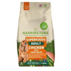 Harringtons Adult Dog Grain Freee Superfoods Chicken, 1.7kg - North East Pet Shop Harringtons