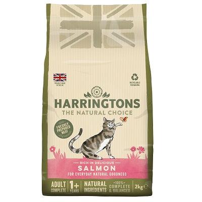 Harringtons Cat Adult Salmon 4x2kg - North East Pet Shop Harringtons