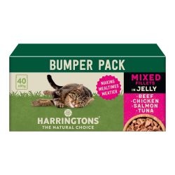 Harringtons Cat Mixed Selection in Jelly 40pk, 85g - North East Pet Shop Harringtons