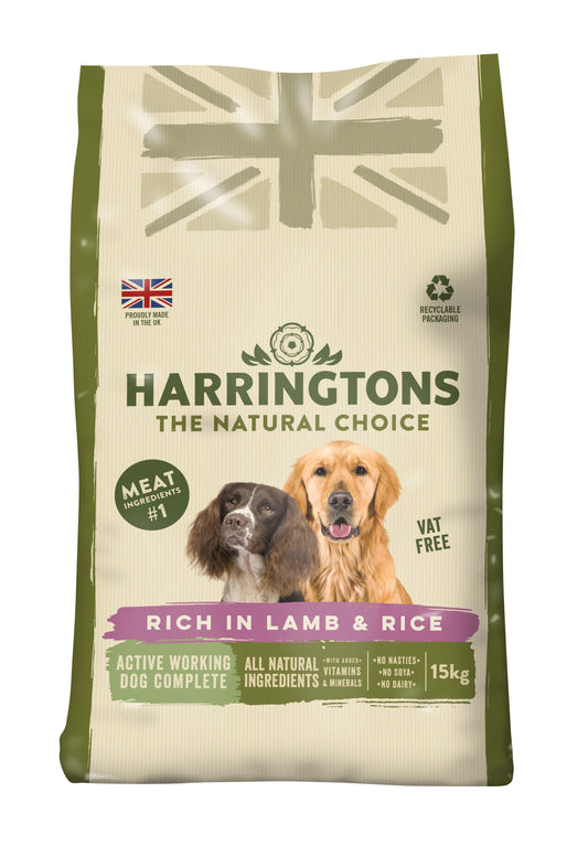 Harringtons Dog Active Worker Lamb - North East Pet Shop Harringtons