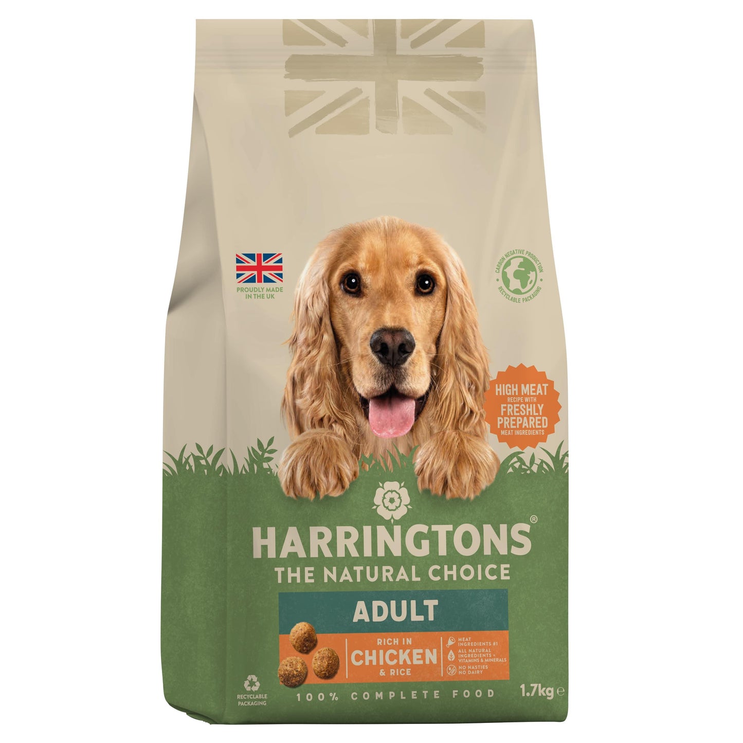 Harringtons Dog Chicken & Rice 4x1.7kg - North East Pet Shop Harringtons