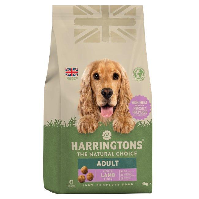 Harringtons Dog Lamb & Rice 3x4kg - North East Pet Shop Harringtons