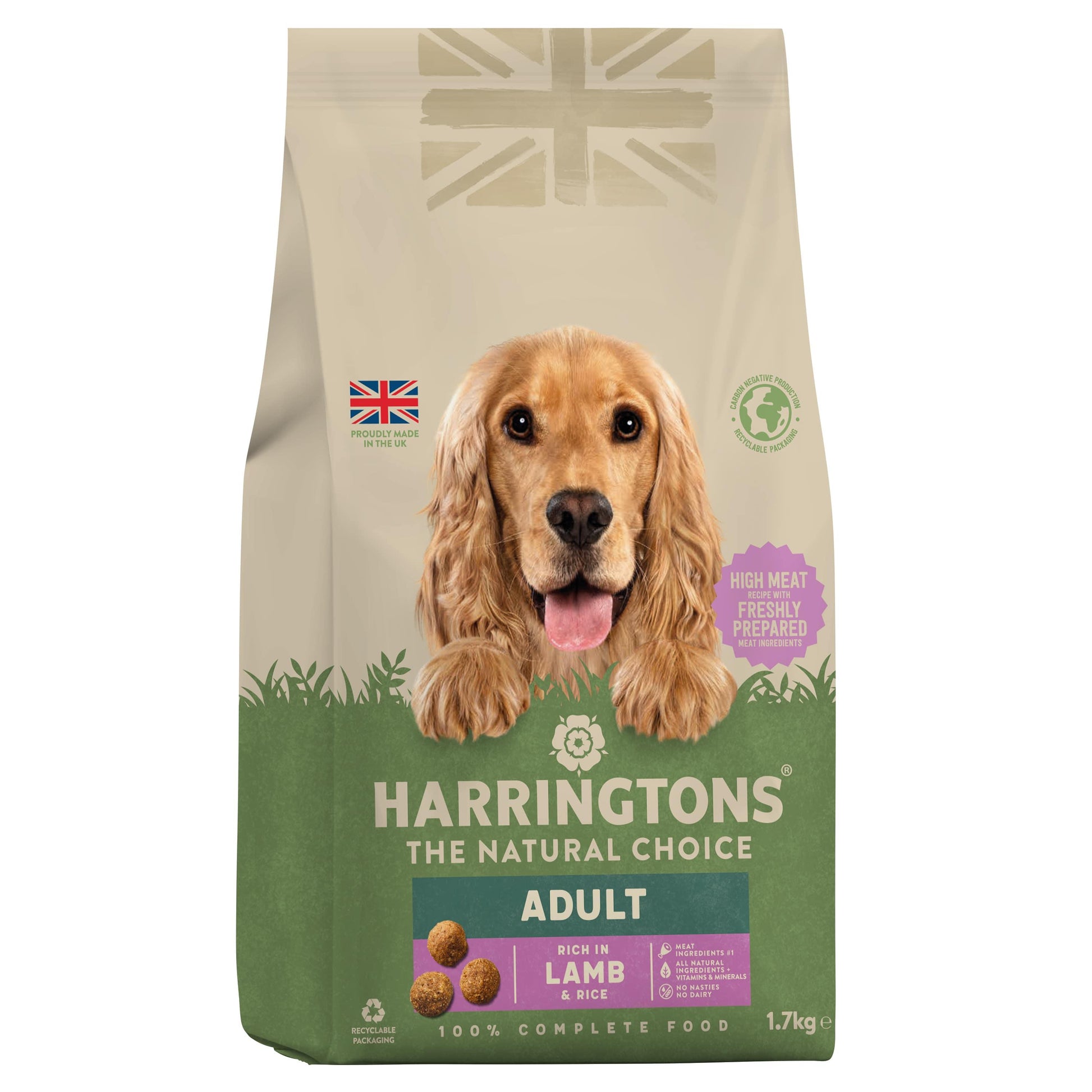 Harringtons Dog Lamb & Rice 4x1.7kg - North East Pet Shop Harringtons