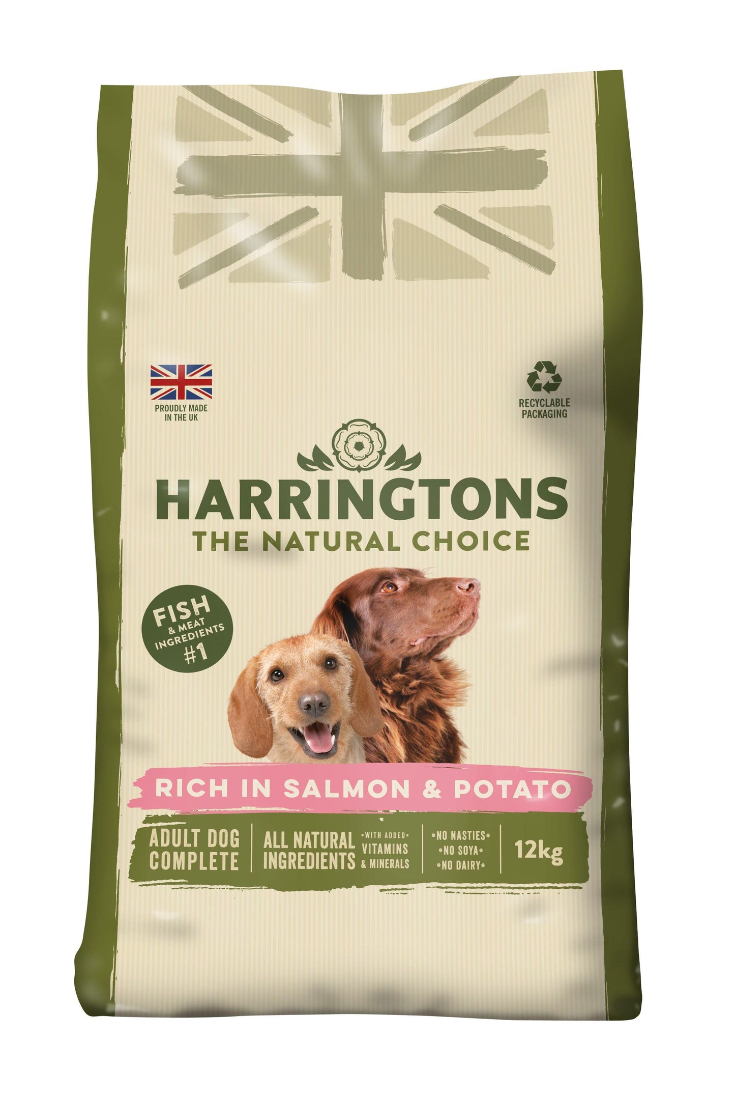 Harringtons Dog Salmon & Potato 12kg - North East Pet Shop Harringtons