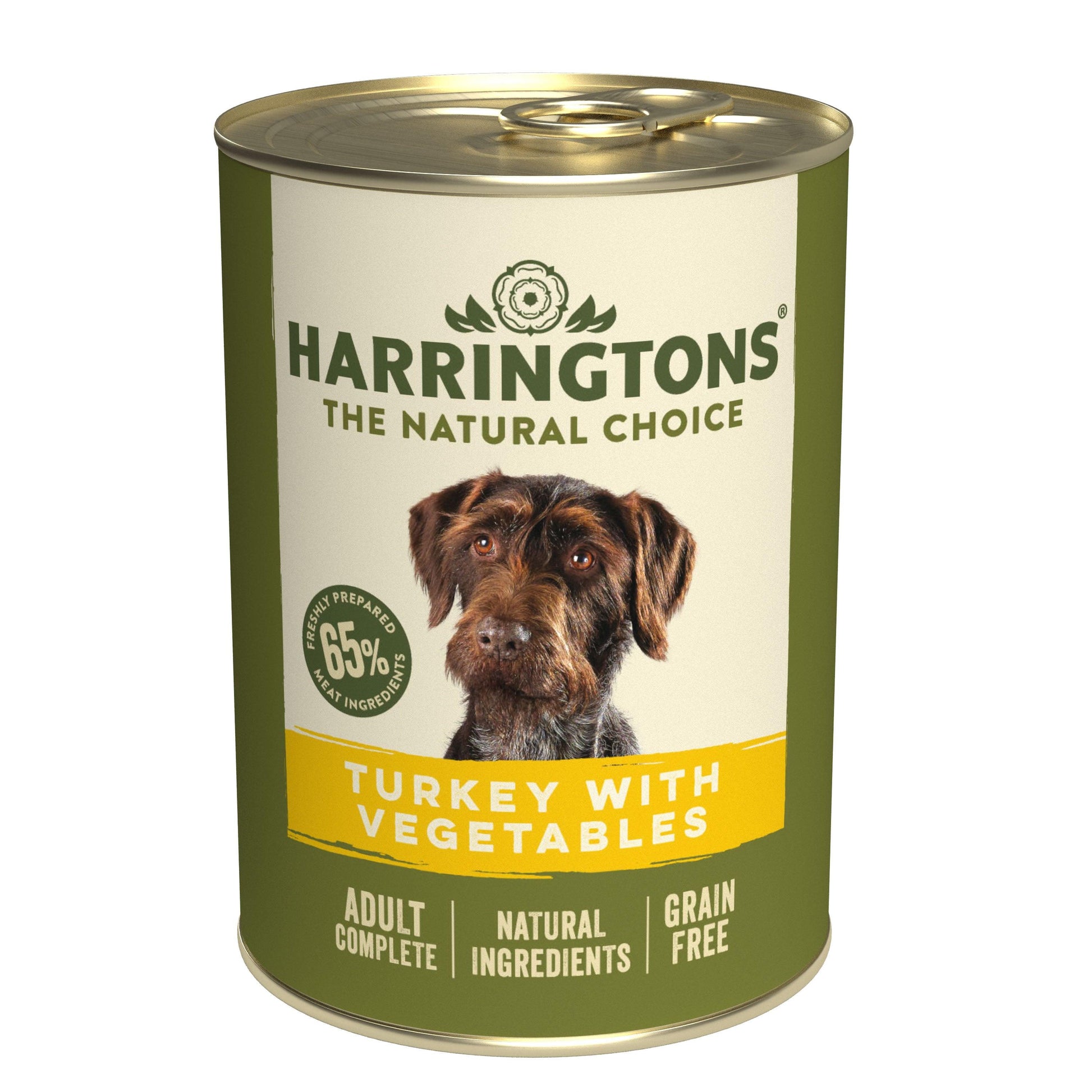 Harringtons Dog Tins Grain Free Turkey&Veg6x400g - North East Pet Shop Harringtons