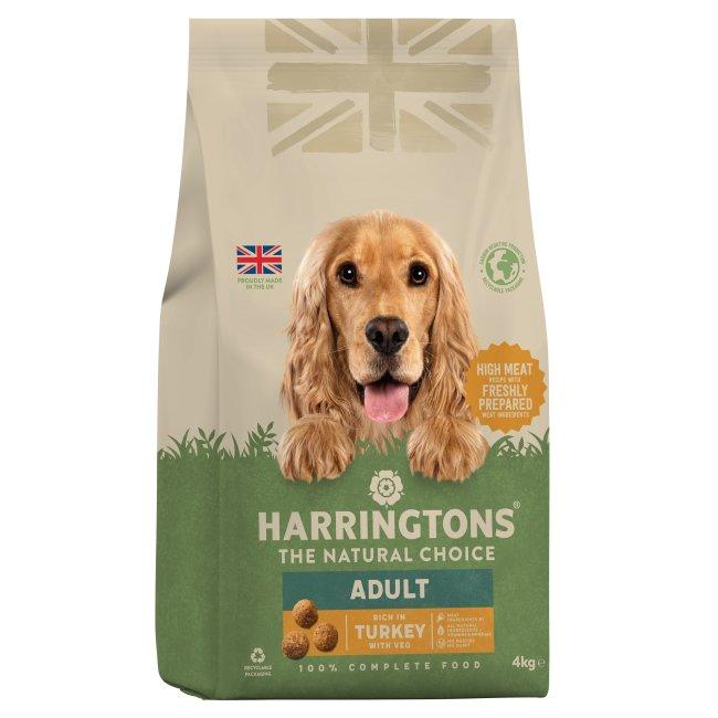 Harringtons Dog Turkey & Rice 3x4kg - North East Pet Shop Harringtons