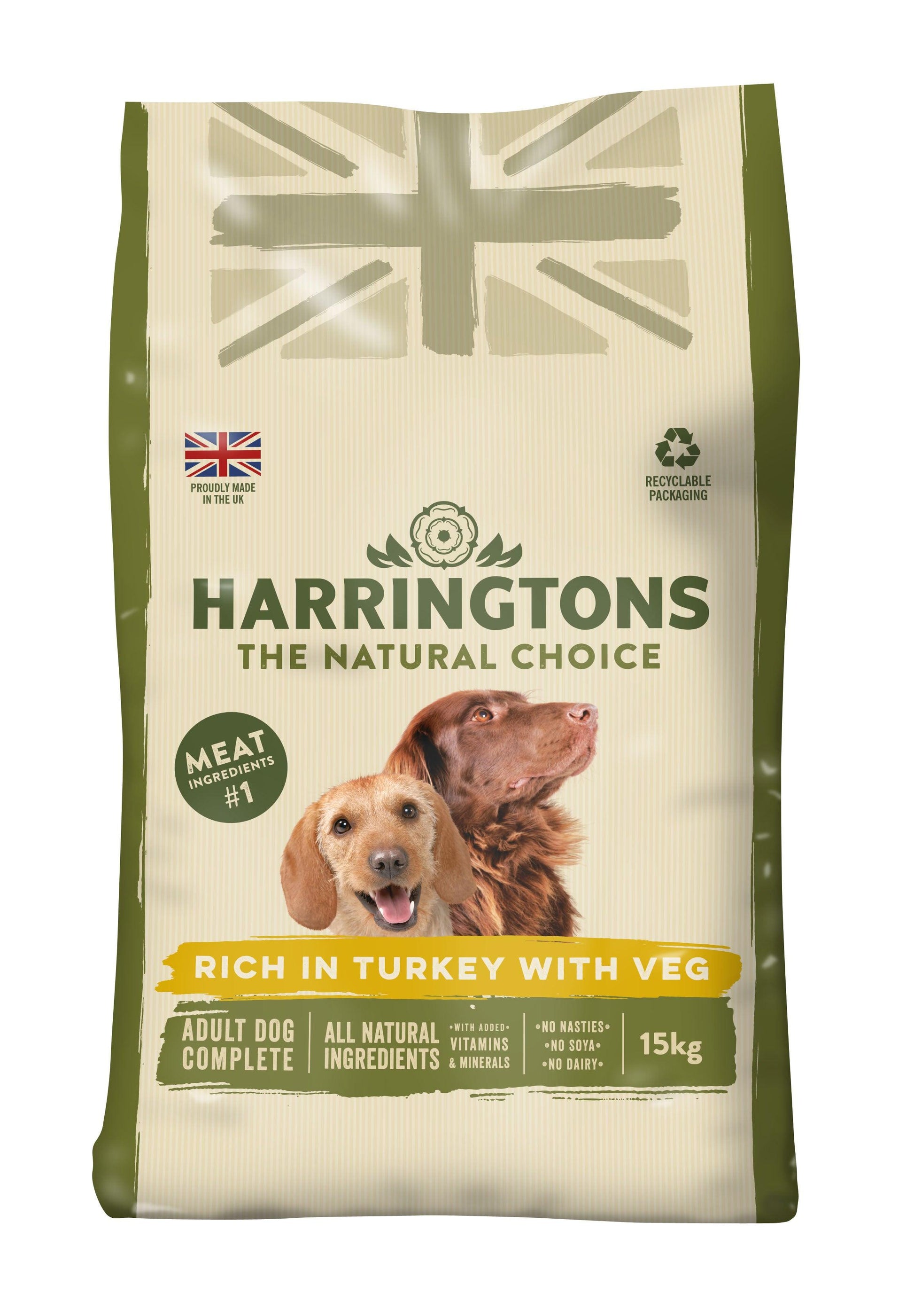 Harringtons Dog Turkey & Veg - North East Pet Shop Harringtons