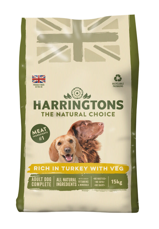 Harringtons Dog Turkey & Veg - North East Pet Shop Harringtons