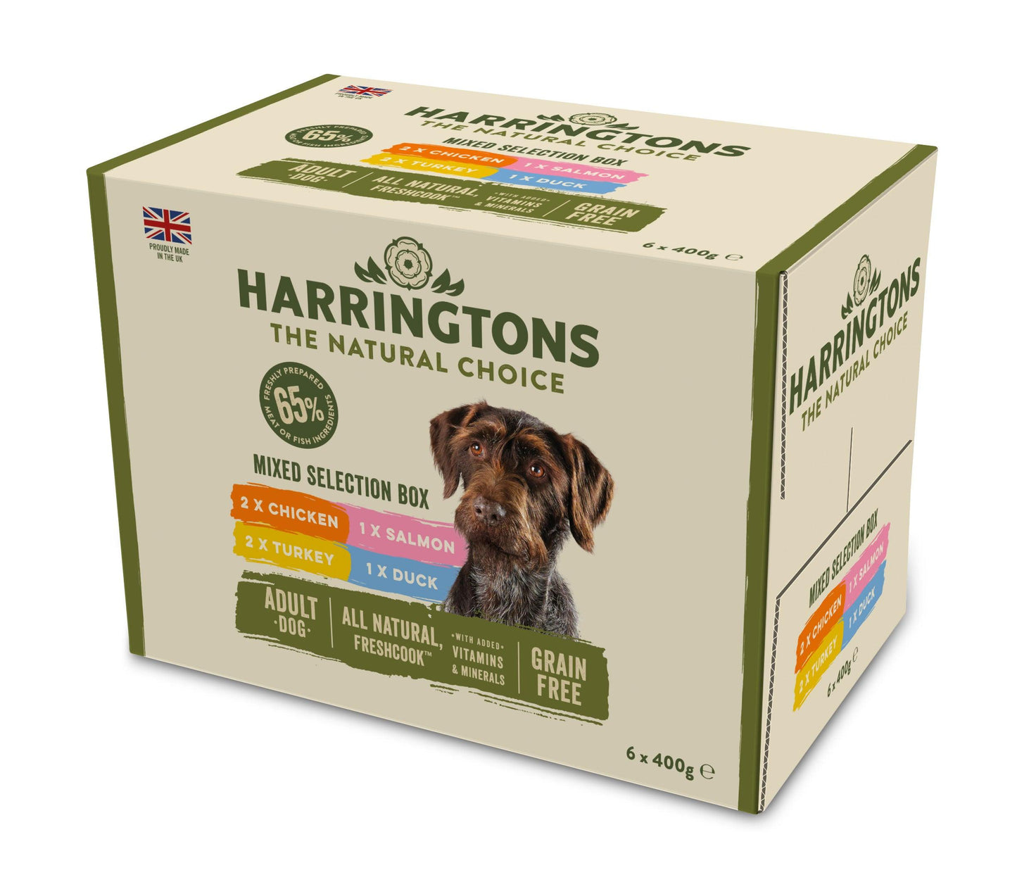 Harringtons Dog Wet Mixed Pack 6x400g - North East Pet Shop Harringtons