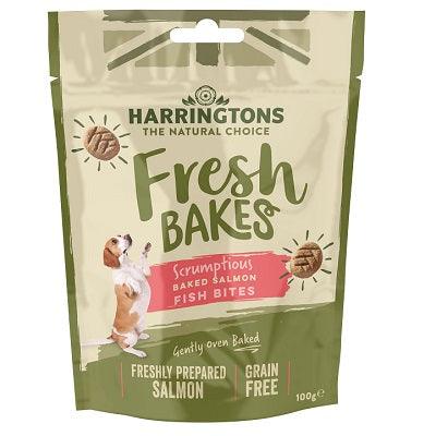 Harringtons Grain Free Salmon Bites Treats8x100g - North East Pet Shop Harringtons