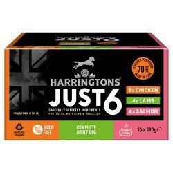 Harringtons Just 6 16pk, 380g - North East Pet Shop Harringtons