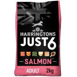 Harringtons Just 6 Dry Dog Food Salmon - North East Pet Shop Harringtons