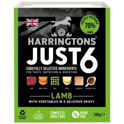 Harringtons Just 6 Lamb 380g - North East Pet Shop Harringtons