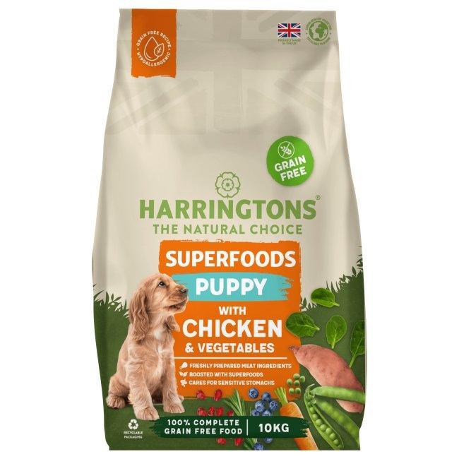 Harringtons Pup Grain Free Superfood Chicken - North East Pet Shop Harringtons
