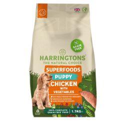 Harringtons Puppy Grain Free Superfoods Chicken & Vegetables, 1.7kg - North East Pet Shop Harringtons